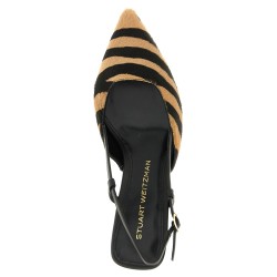 Vinnie pony hair slingbacks