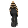 Vinnie pony hair slingbacks