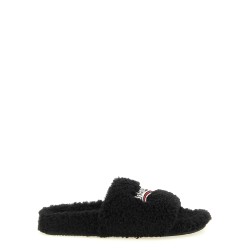 'Furry' open sandals
