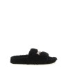 'Furry' open sandals