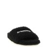 'Furry' open sandals
