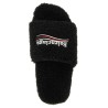 'Furry' open sandals