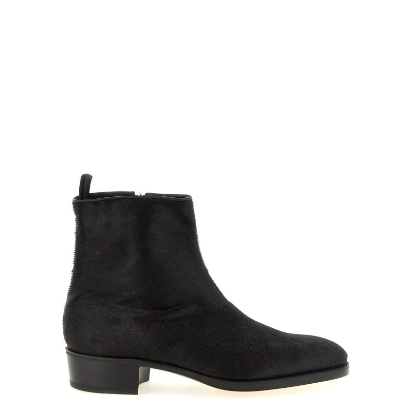 'Freddi Bristle Hide' ankle boots