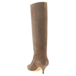 High suede boots