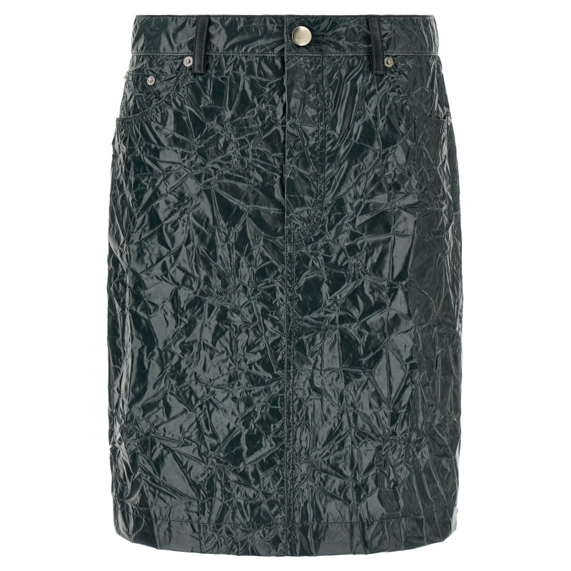 Skirt with a wrinkled effect