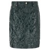 Skirt with a wrinkled effect