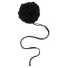 Knitted brooch with lace