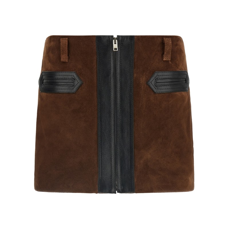 Leather skirt