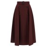 Gabardine trench coat skirt