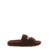 'Furry' open sandals