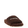 'Furry' open sandals
