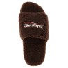 'Furry' open sandals