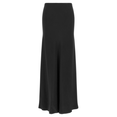 Shiny satin enver skirt