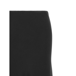 Shiny satin enver skirt