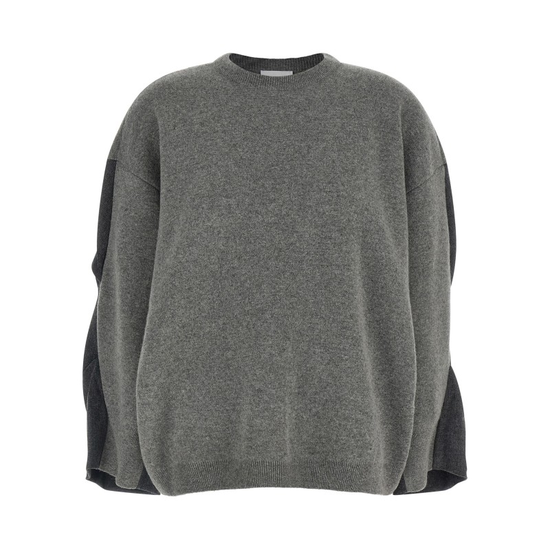 Two-tone sleeve sweater