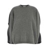 Two-tone sleeve sweater