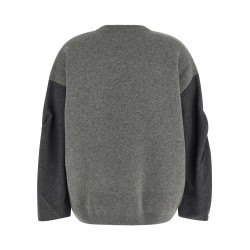 Two-tone sleeve sweater