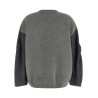 Two-tone sleeve sweater