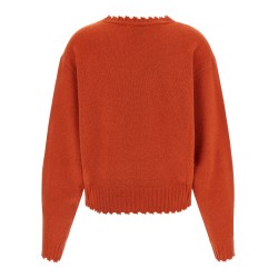 Fringed hem sweater