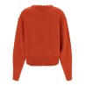 Fringed hem sweater