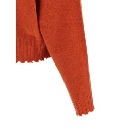 Fringed hem sweater