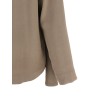 Draped panel blouse
