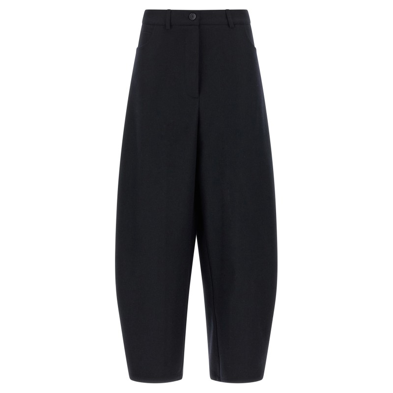 Barrel silhouette pants
