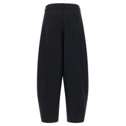 Barrel silhouette pants
