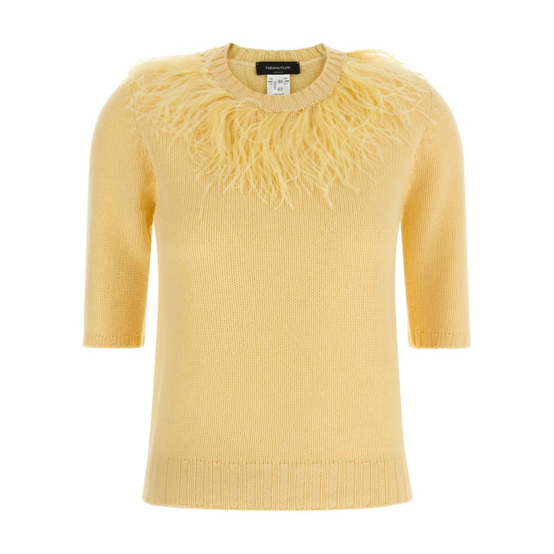 Feather sweater