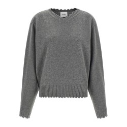 Fringed hem sweater