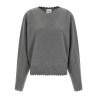 Fringed hem sweater