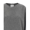 Fringed hem sweater