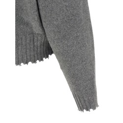 Fringed hem sweater