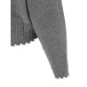 Fringed hem sweater