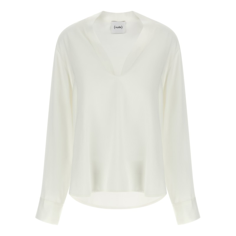 V-neck blouse