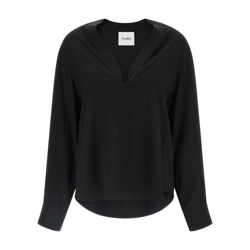 V-neck blouse