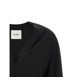 V-neck blouse