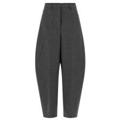 Barrel silhouette pants