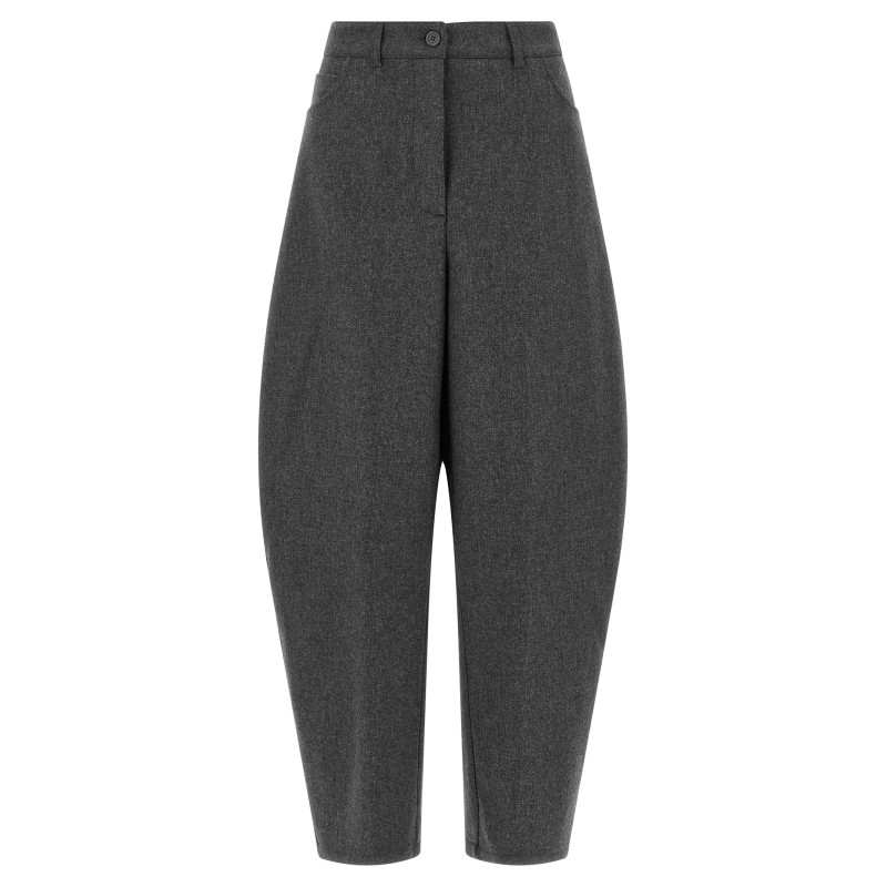 Barrel silhouette pants