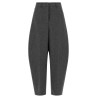 Barrel silhouette pants