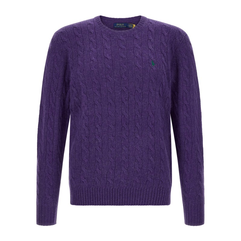 Braided sweater