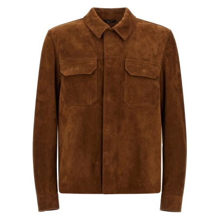 Suede overshirt
