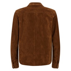 Suede overshirt