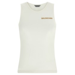 Logo embroidery tank top