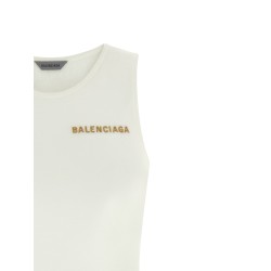 Logo embroidery tank top