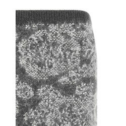 Jacquard knit skirt