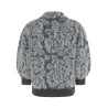 Jacquard knit cardigan