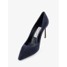 Romy 85 suede pumps