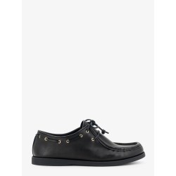 Leather lace-up
