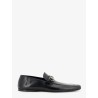 Leather loafers with metal Horsebit